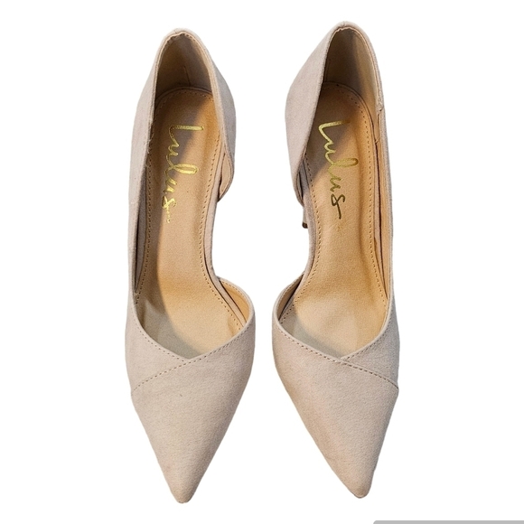 Lulus Tan Pointed Toe Cut Out 4in Stiletto - Picture 7 of 10